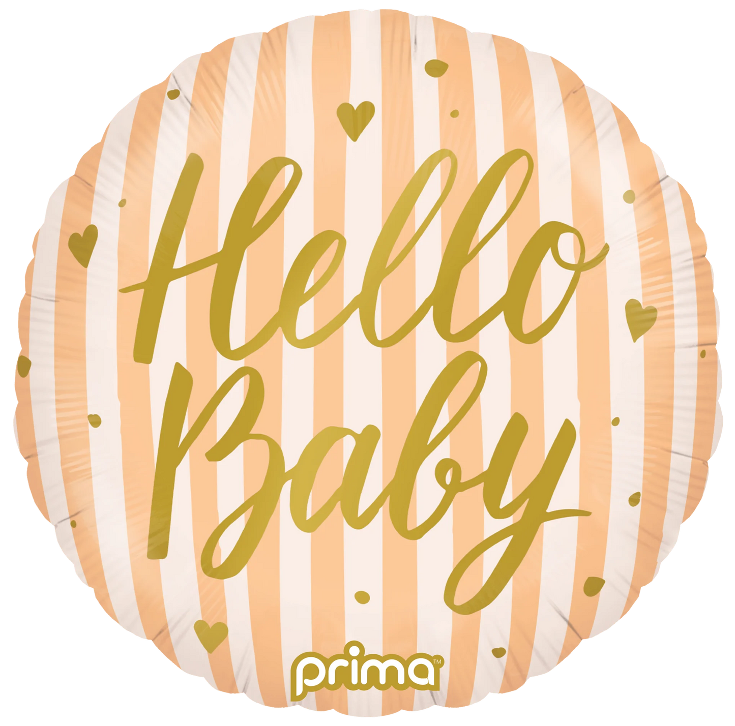 Hello Baby! Peach Balloon