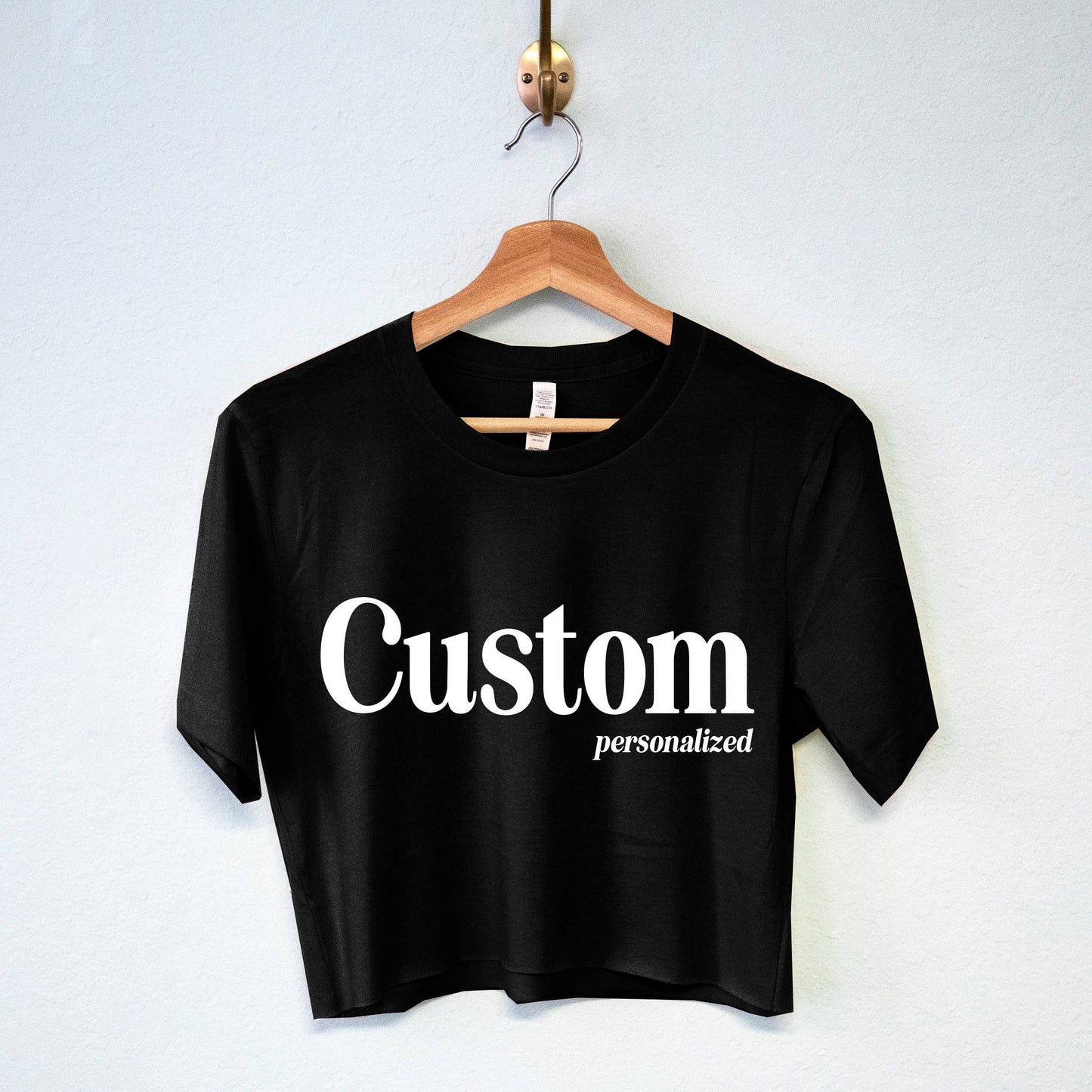 Your CUSTOM Boutique, Shop, Store, Business Crop Top Shirt
