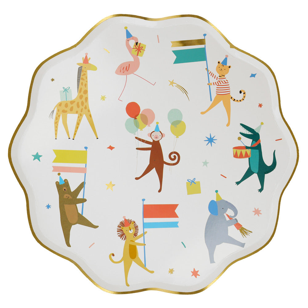 Meri Meri-Animal Parade Dinner Plates