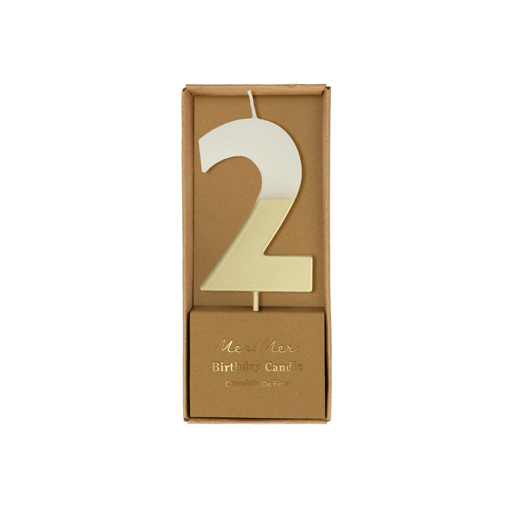 #2 Gold Dip Candle