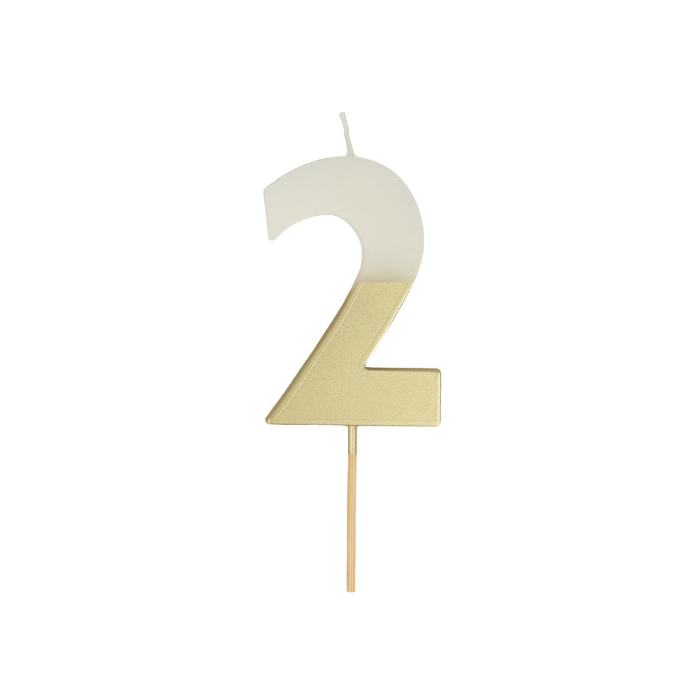 #2 Gold Dip Candle