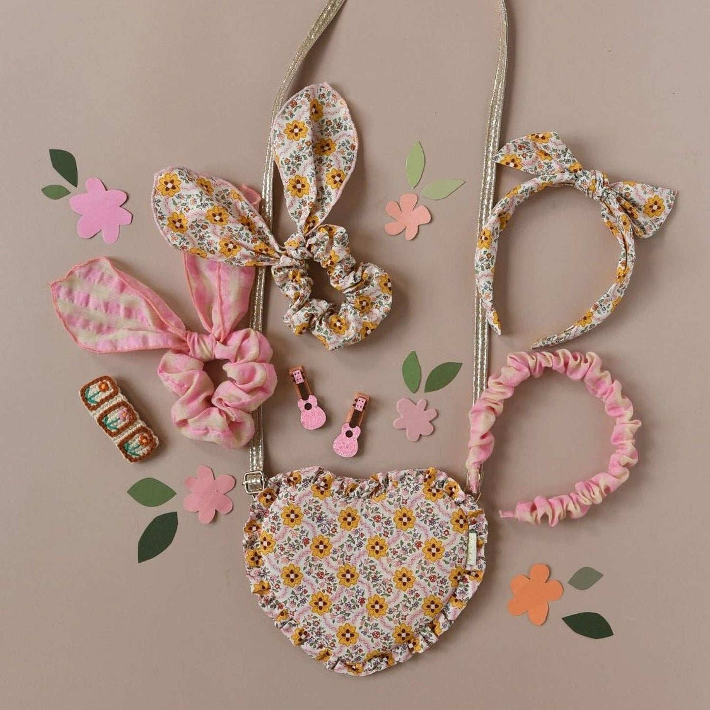 Cottage Floral Tie Headband