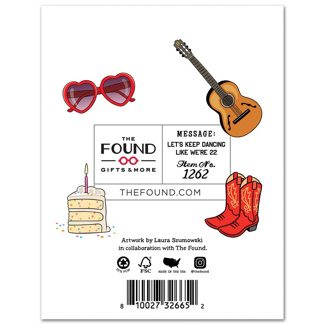 Taylor Swift Birthday Card