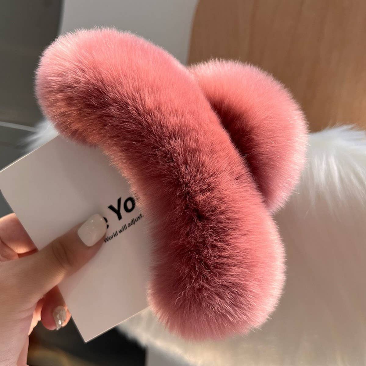 Fur Hair Clip