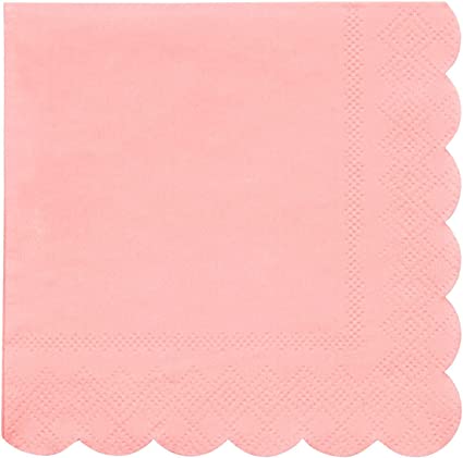 Meri Meri-Neon Coral Large Napkins