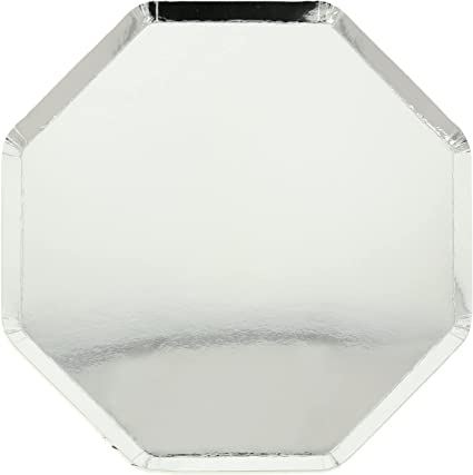 Meri Meri- Silver Large Plates