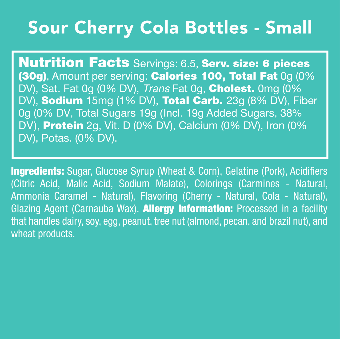 Sour Cherry Cola Gummies