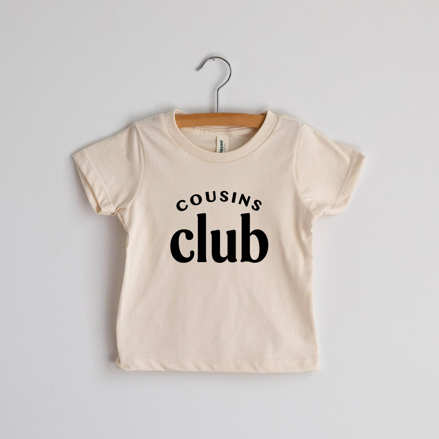 Cousins Club Cream Organic Baby & Kids Matching Tee