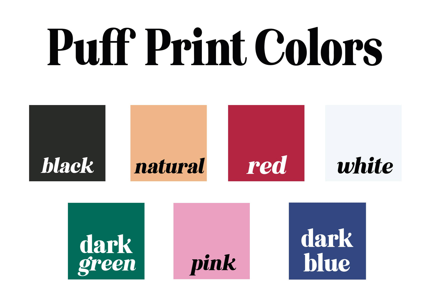 CUSTOM Small Business Embossed Puff Print Cropped Sweater