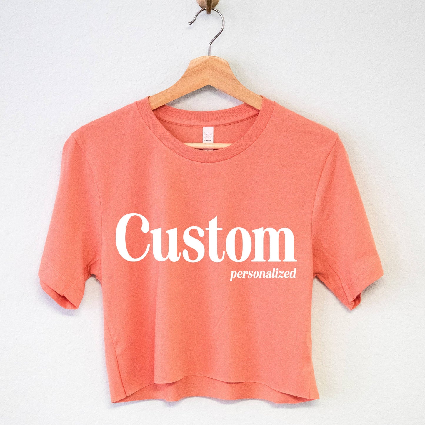 Your CUSTOM Boutique, Shop, Store, Business Crop Top Shirt