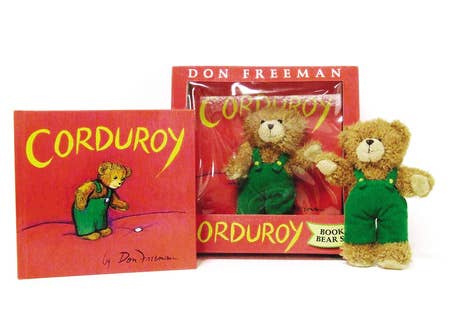 Corduroy Book + Bear