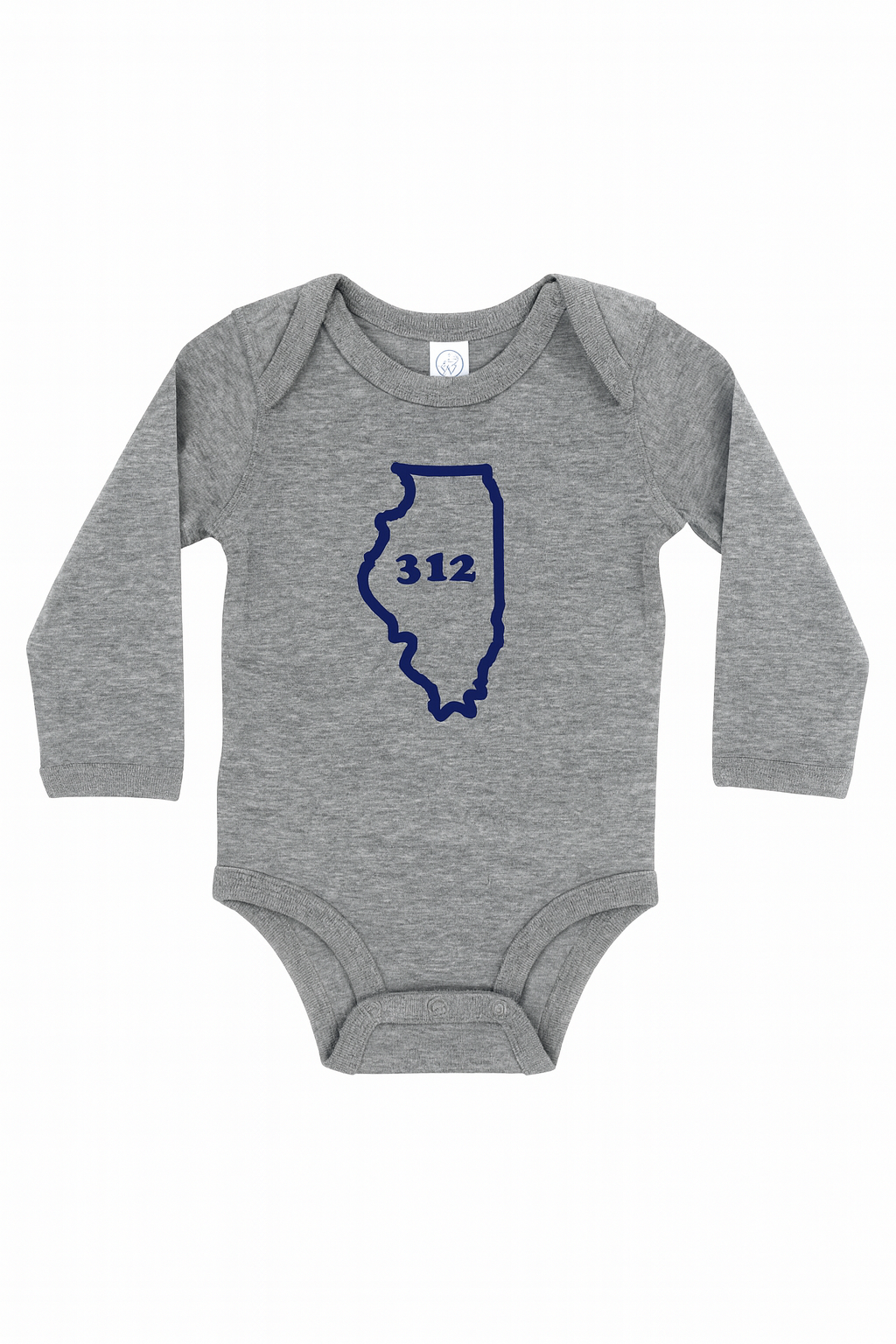 Gray 312 Onesie