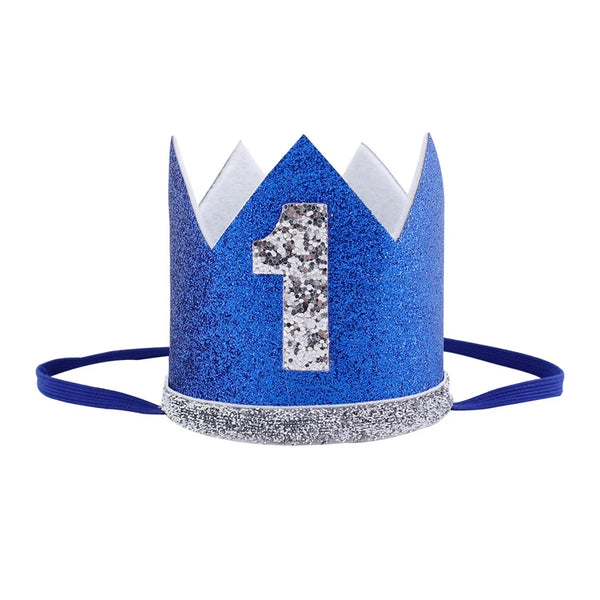 Crown - Blue and silver