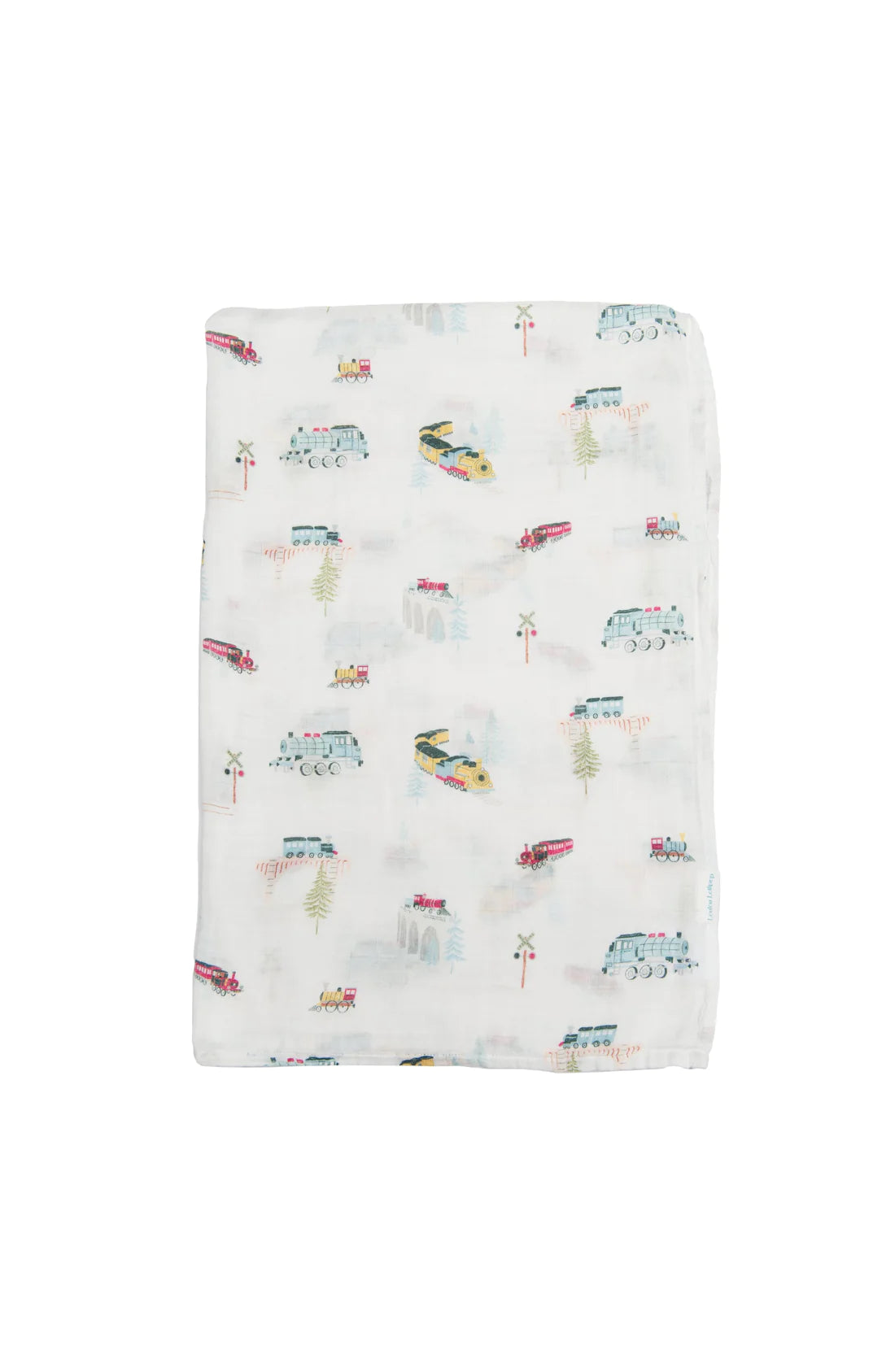 All Aboard Muslin Swaddle