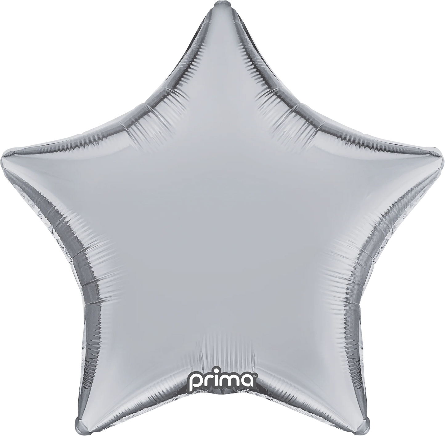 Silver Star Balloon - 18"