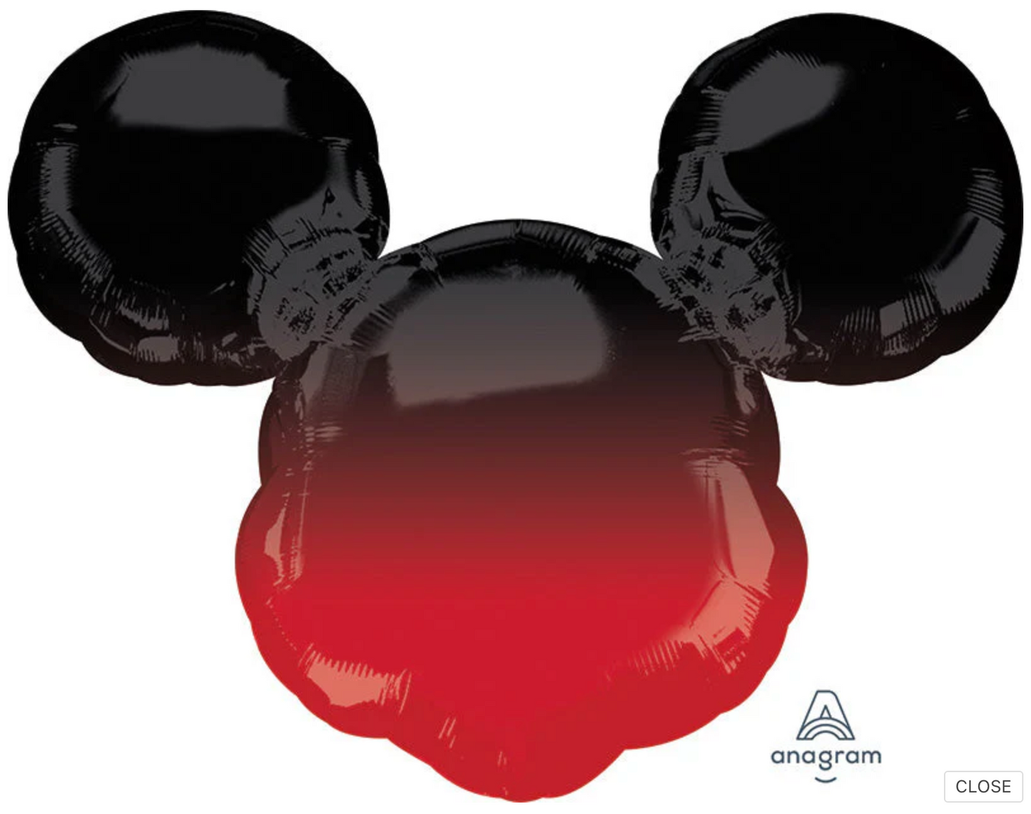 Mickey Mouse Ombré Foil Balloon