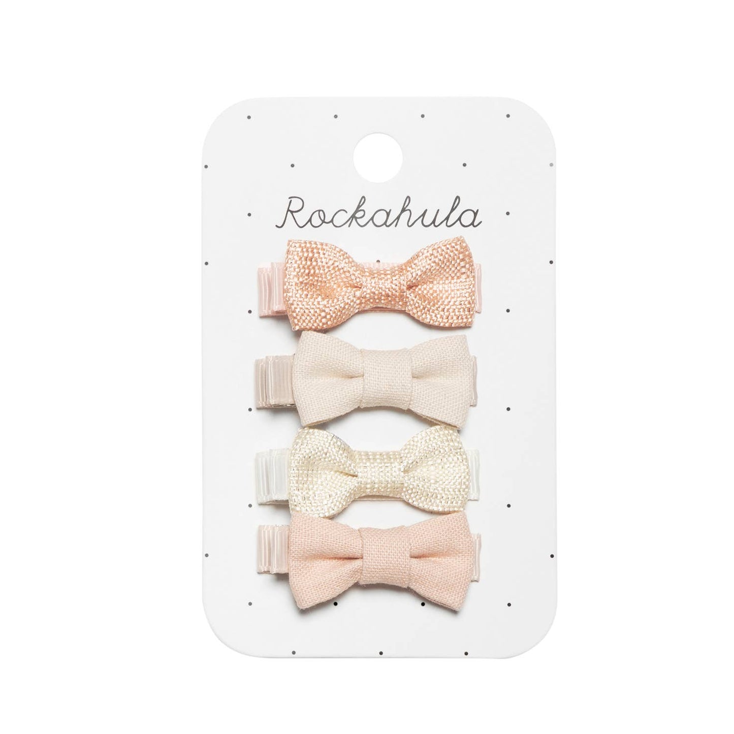 Linen Bow Clips