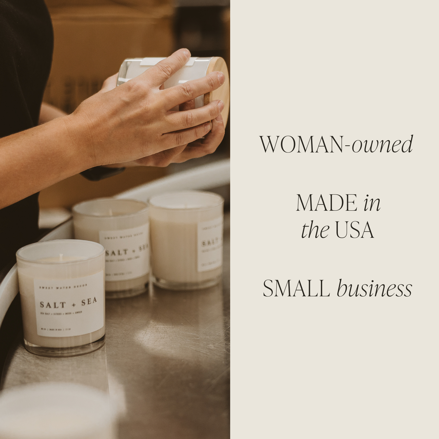 Sandalwood Rose Soy Candle