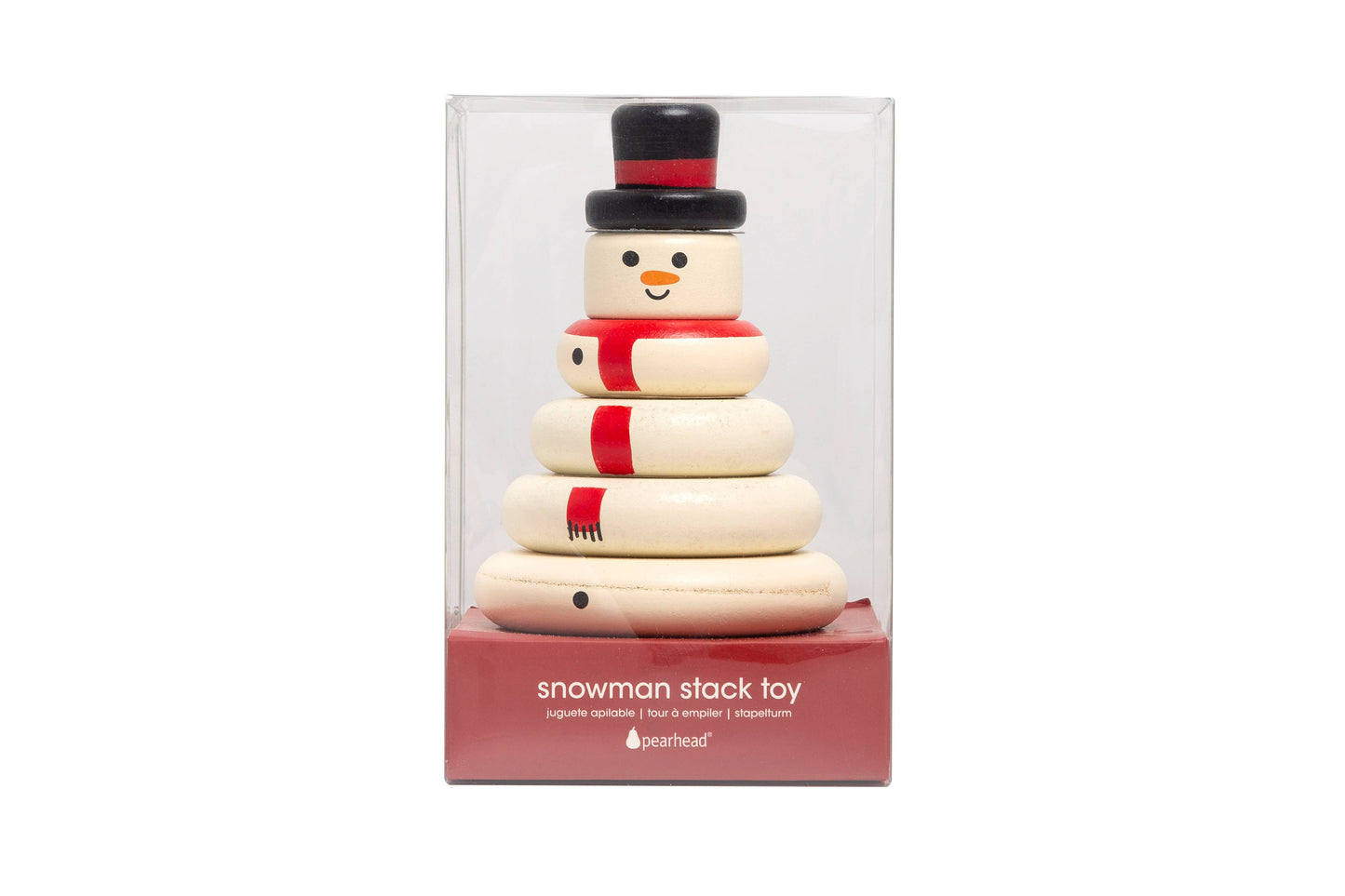 Wood Snowman Stacking Toy