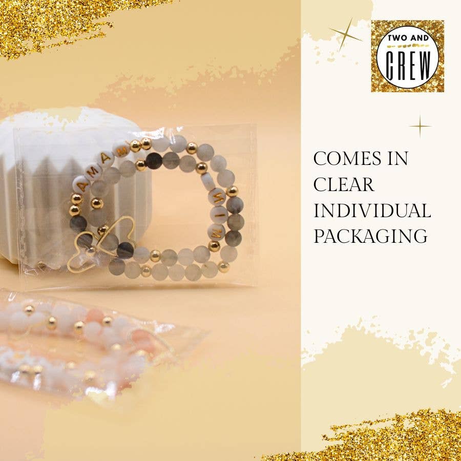 Mama Mini Bracelet Set – Matching Mother gift, Mom bracelet