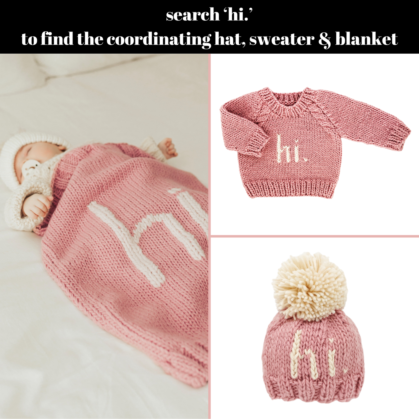 Hi. Rose Sweater
