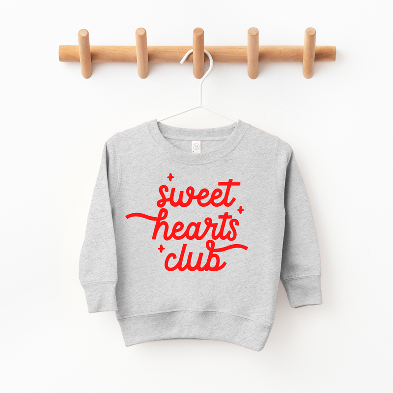 Sweet Hearts Club Sweatshirt: Pink