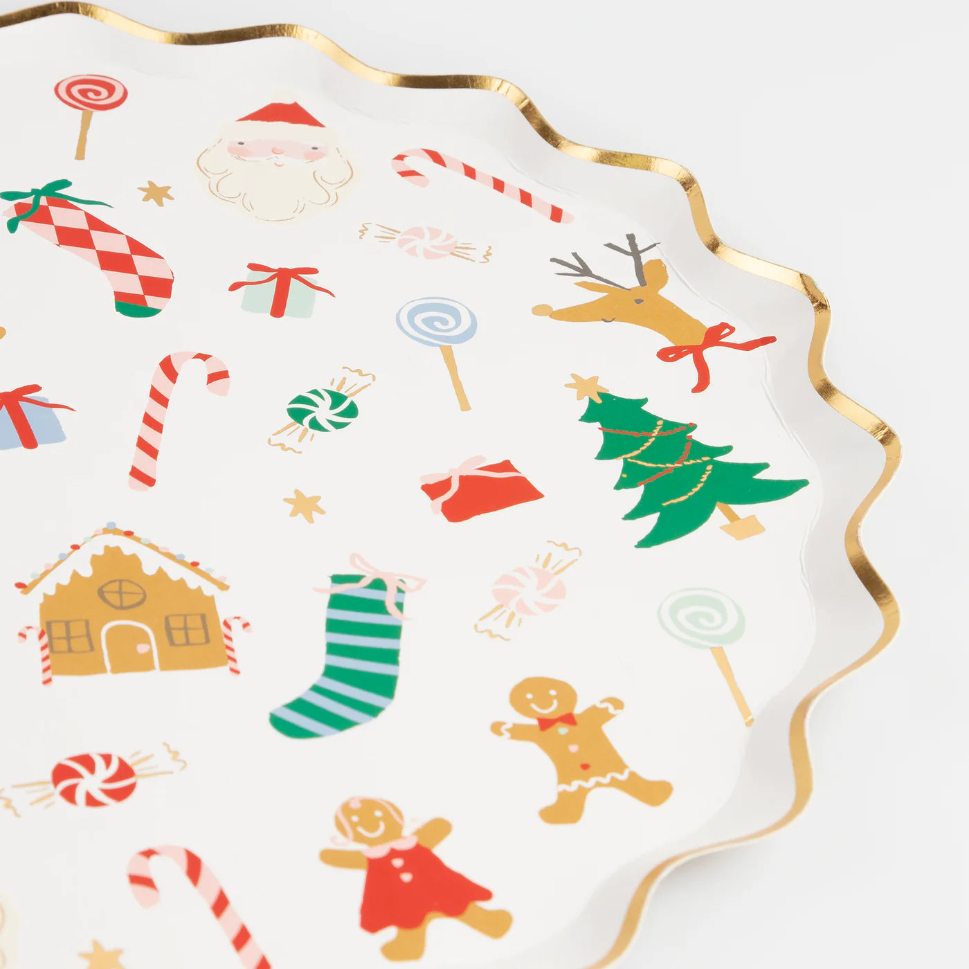 Jolly Xmas Dinner Plates