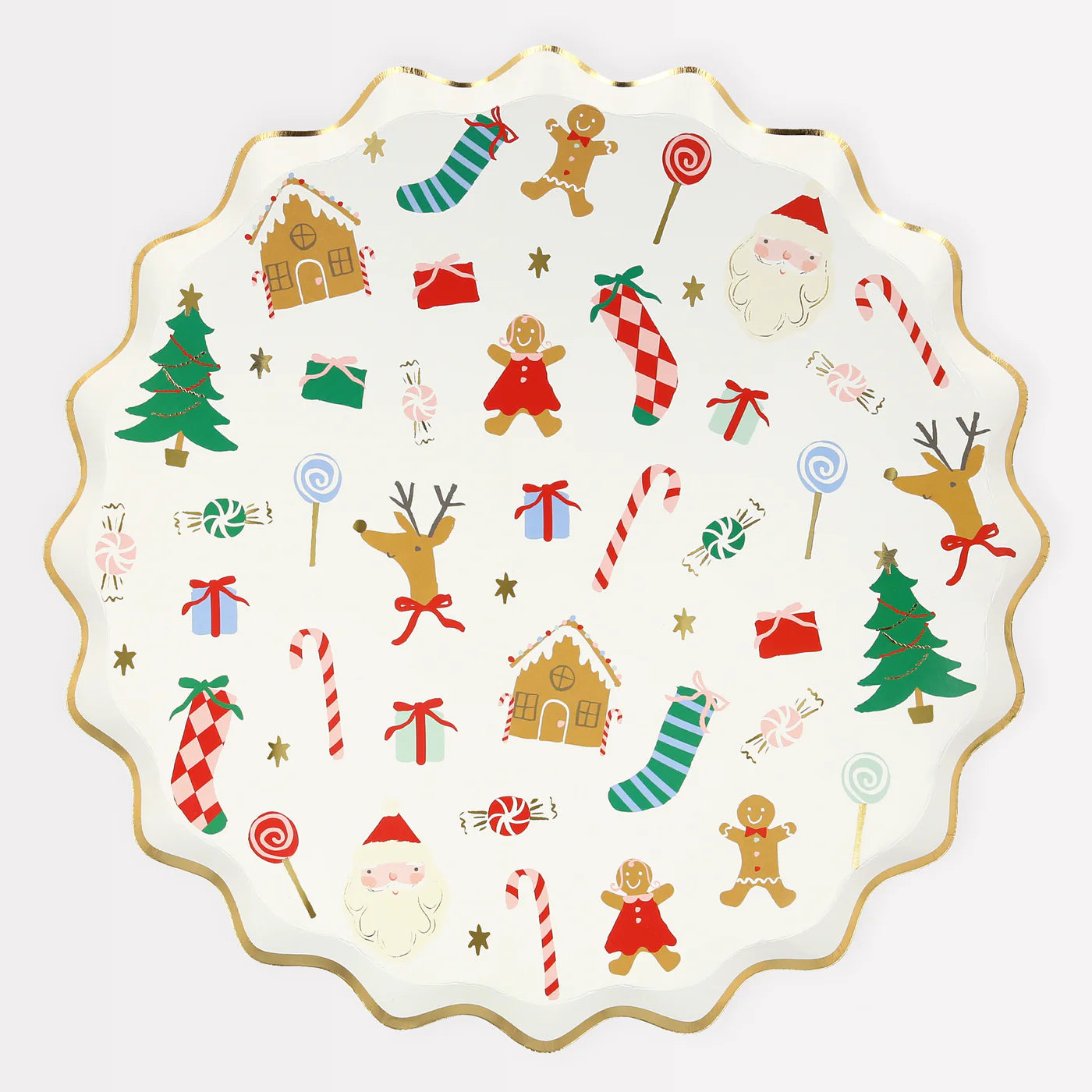 Jolly Xmas Dinner Plates