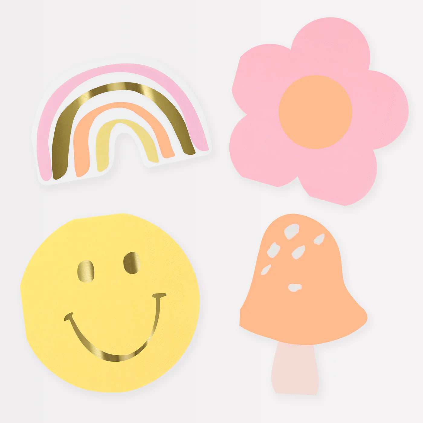 Meri Meri Happy Icons Shaped Napkins