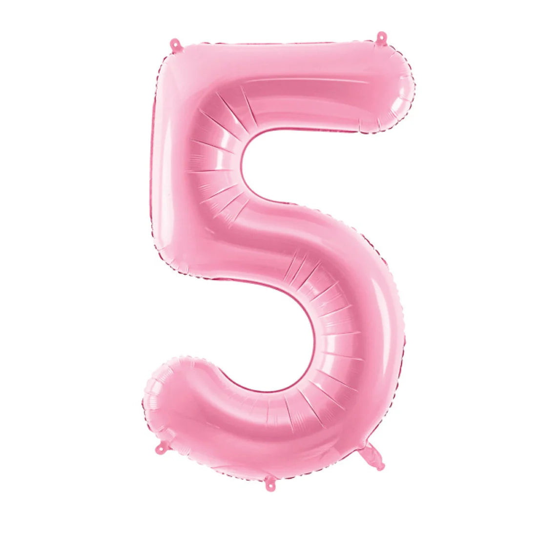 34" Pastel Pink Number Balloon