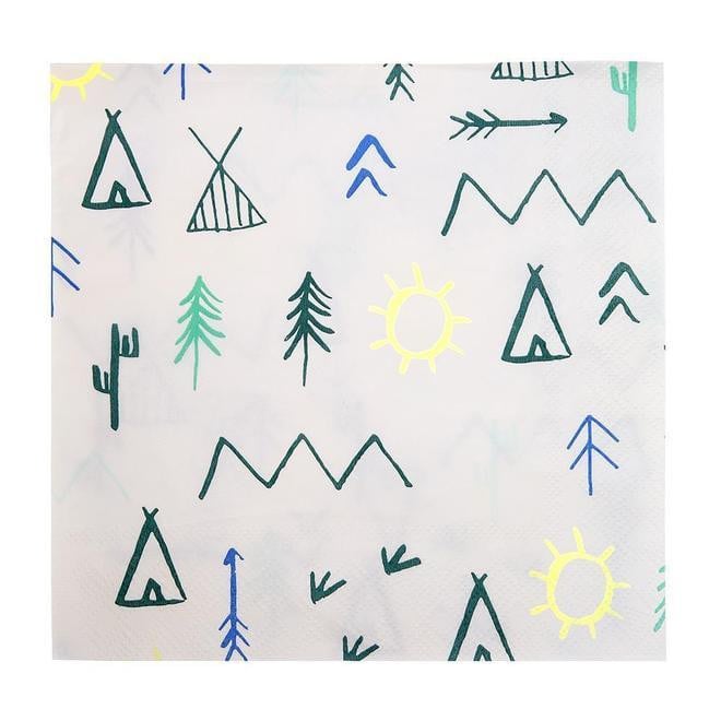 Let's Explore Large Napkin - Waterlemon Kids - Napkin