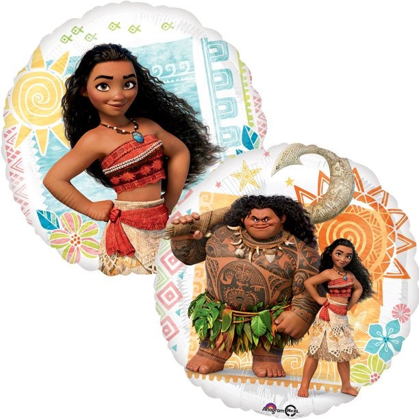 2 Moana balloons