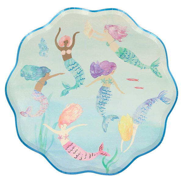 Meri Meri-Mermaids Swimming Plates