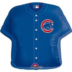 Anagram 44356 24 in.Chicago Cubs Jersey Foil Flat Balloon