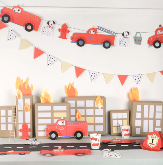 Meri Meri-Fire Truck Garland