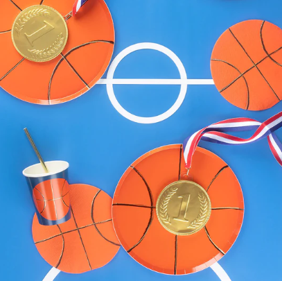 Meri Meri-Basketball Plates