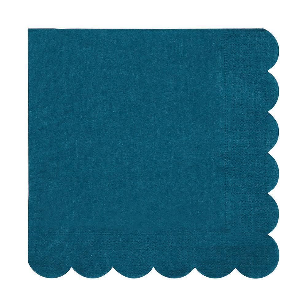 Meri Meri-Dark Teal Large Napkin