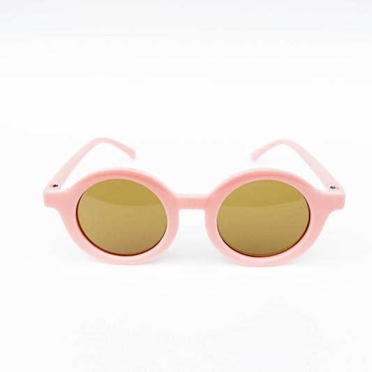 Retro Icon Kids Toddler Sunglasses in Coral Pink