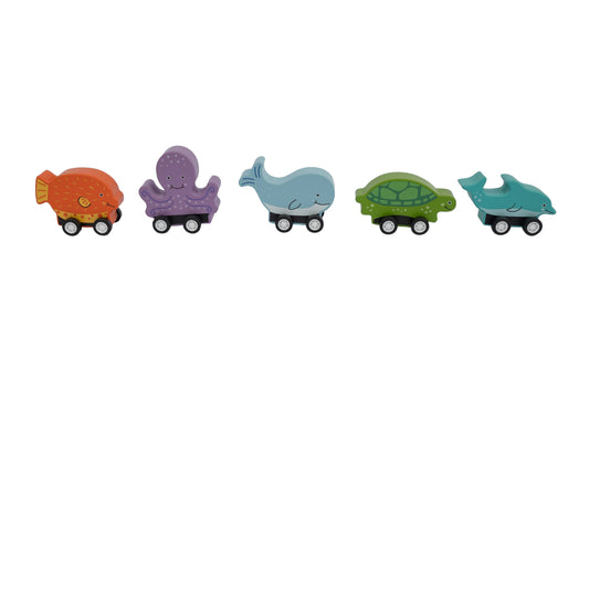 Pull Back Ocean Creatures Refill - Set of 20