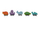 Pull Back Ocean Creatures Refill - Set of 20