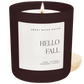 Hello Fall Candle