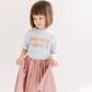 Hunny Bunny Toddler and Youth Easter Shirt: Ice Blue / 4T