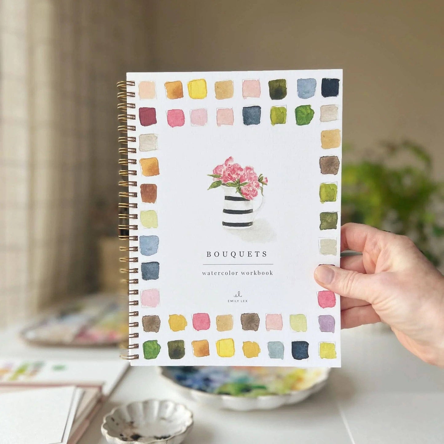 Bouquets Watercolor Book