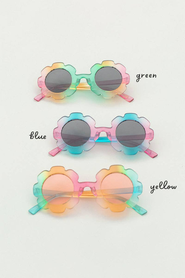 Kids Toddler Flower Sunglasses