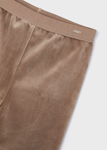 Velvet Leggings-Tan