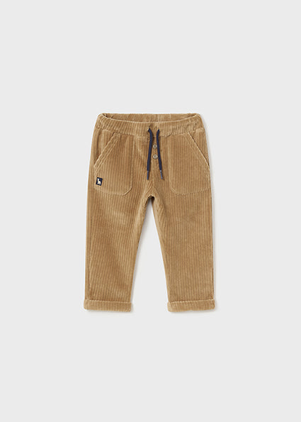 Corduroy Joggers-Toffee