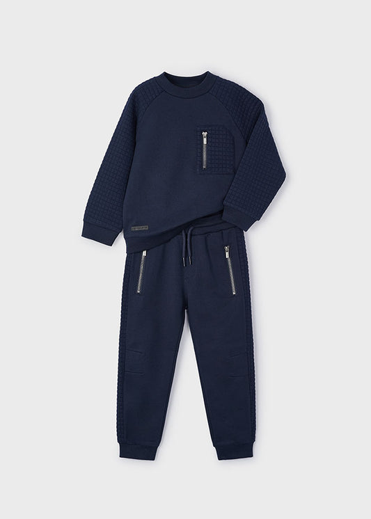 Boy Tracksuit Set - Navy