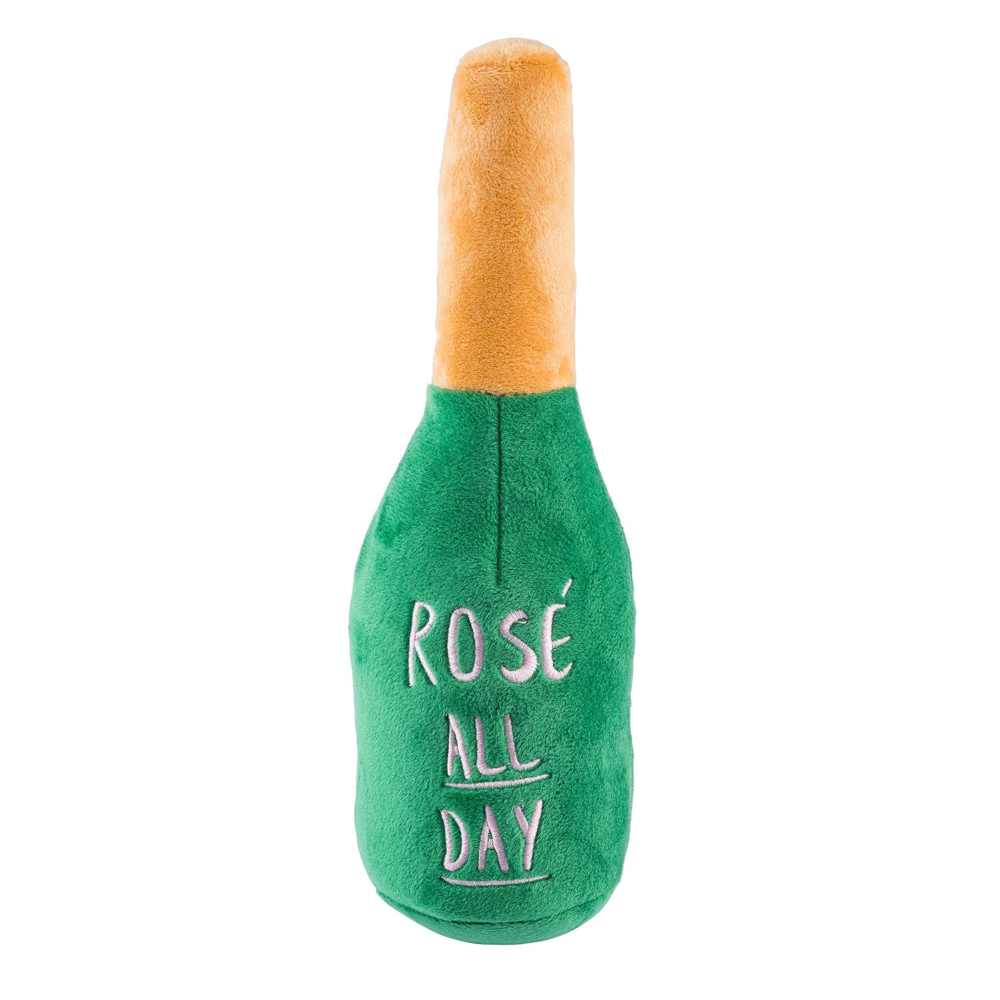 Champagne Bottle Dog Toy