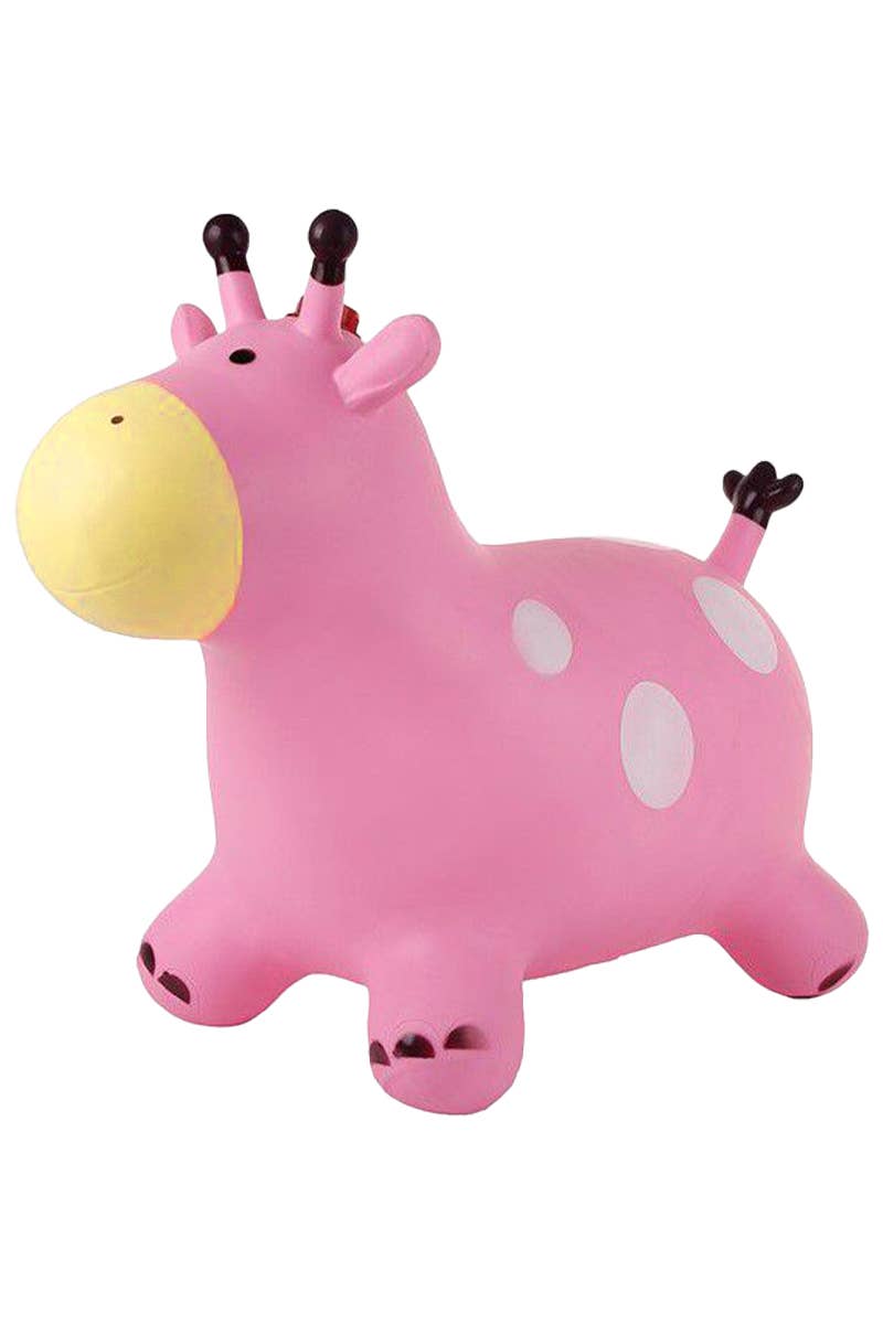 Kids Jumbo Giraffe Noise Making Ride Hopper Toys