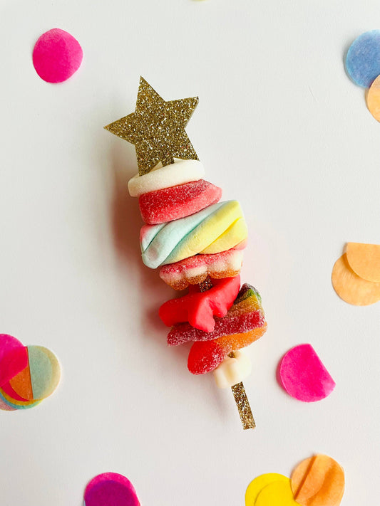 Gold Star Gummy Kabob